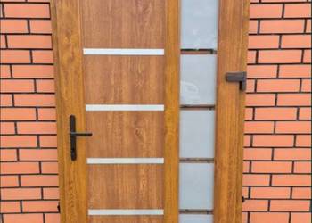 Nowe Drzwi PCV ozdobny inox 100x210