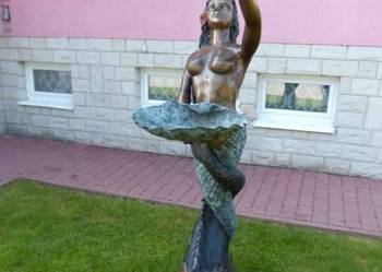 SYRENA Z MUSZLA fontanna ogrodowa z brazu