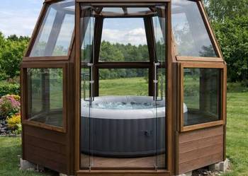 Nowoczesna altana SPA