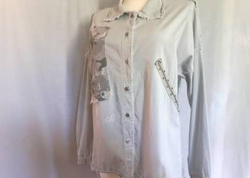 Bluzka jeans Koszula jasny r. XL damska NOWA