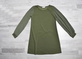 Sukienka khaki zielona S oversize Floyd prosta