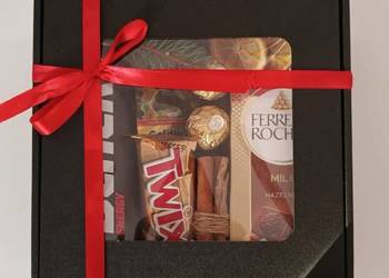 KOSZ BOX ZESTAW PREZENTOWY PREZENT Ferrero Twix Black Prezent na święta