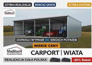 A202-ZADASZENIE/ WIATA OCYNKOWANA / GARAŻ BLASZANY  - Maj-Blach