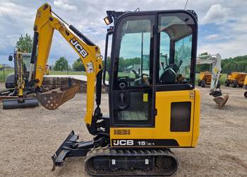 Minikoparka  JCB 15 C-1 2019r 240mtg maszyna  popokazowa