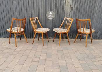 Krzesła proj. Antonín Šuman, INTERIER Praha- Czechosłowacja '60 Design, Prl