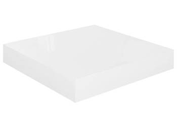 Półka ścienna biała wysoki połysk 23x235x38 cm MDF WM-323739