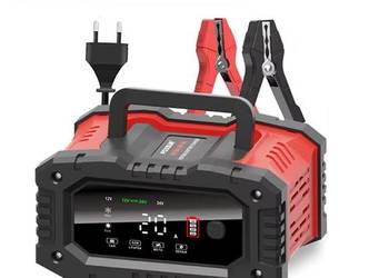 Prostownik Foxsur 12V/24V 20A AGM,GEL, LiFePO, MOTO, Ca/Ca