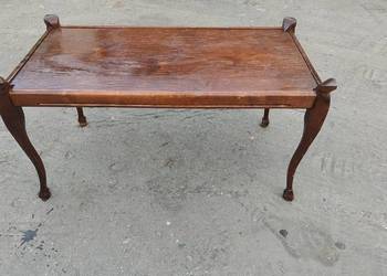 Drewniany Stół stolik kawowy retro vintage PRL