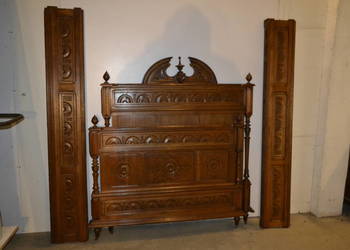 łóżko neorenesansowe .130. dąb