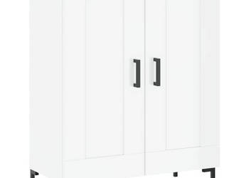 Szafka biała połysk 695x34x90 cm materiał drewnopochodny WM-830198