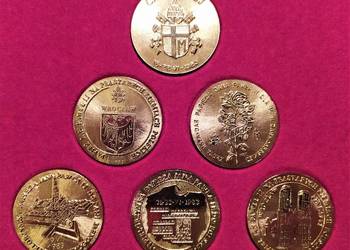 Złocone medale z II PIELGRZYMKI JP II do Polski Złocone medale z II PIELGRZYMKI JP II do Polski