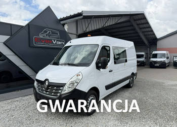 Renault Master L2H2 średniak 6 osobowy brygadówka doka DYSTRYBUTOR pełna o…