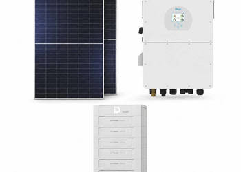 Zestaw fotowoltaiczny hybrydowy 36 kWp - falownik DEYE SG01HP3 3