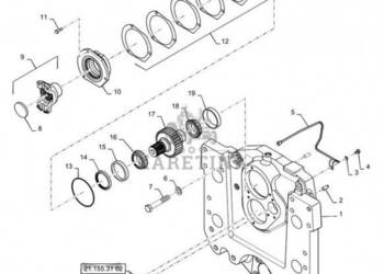 New Holland T6090 Koło zębate 84146335