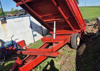 Przyczepa jednoosiowa 3 stronny wywrot jednoosiowa