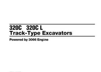 CAT 320 C CL CLC KATALOG CZĘŚCI Caterpillar