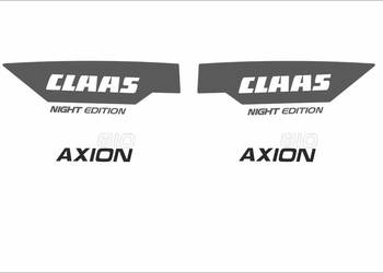 Naklejki Claas Axion 810 i inne modele Night Edition super mocne zamienniki