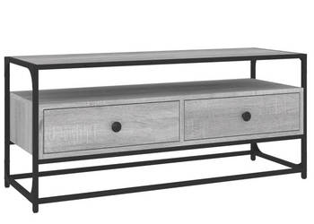Szafka pod TV szary dąb sonoma 100x35x45 cm WM-826308