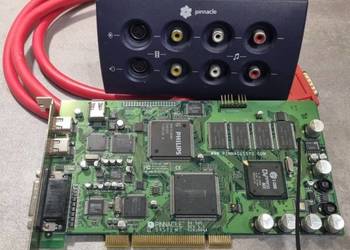 Retro karta do obróbki obrazu Pinnacle DV500 z Blue Box - zestaw