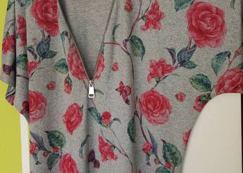 XXXL Wygodna narzutka/ ponczo o kroju nietoperza  Samya