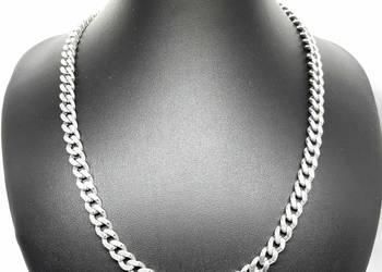 Srebrny Łańcuszek Łańcuch Próby 925 47,70g Długość 47cm Pancerka Srebrny Łańcuszek Łańcuch Próby 925 47,70g Długość 47cm Pancerka