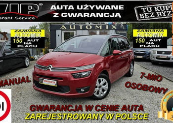 Citroen C4 Grand Picasso -SPRZEDANY- 7-mio os. MANUAL ,100%Oryginalny Laki…