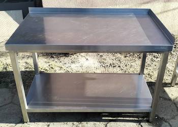 Stół gastronomiczny ze stali nierdzewnej 120x70x85