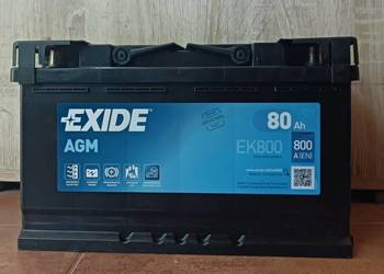 Akumulator EXIDE AGM 80Ah 800A KOŁOBRZESKA 48E DOWÓZ GRATIS