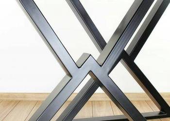 Nogi podstawa LOFT na wymiar stal mal. PROSZKOWO