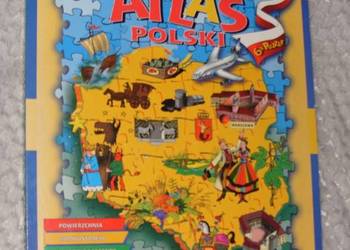 ____Ilustrowany ATLAS POLSKI z _Puzzlami___
