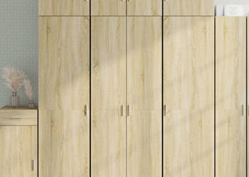 Szafka dąb sonoma 70x425x225 cm materiał drewnopochodny WM-3281331