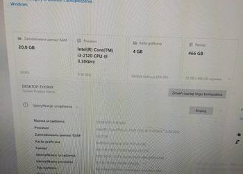 Komputer 20gb ram 4gb grafika