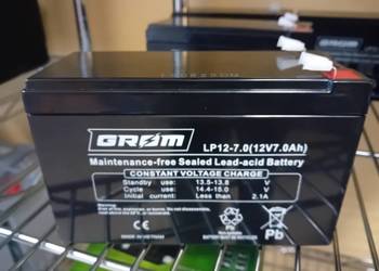 Akumulator żelowy GROM 12V 7Ah LP12-7.0 Specpart Szczecin
