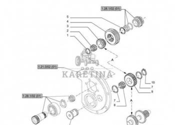 New Holland T6010 T6090 T6070 Koło zębate 31t 81863092