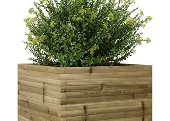 Donica ogrodowa 70x70x455 cm impregnowane drewno sosnowe WM-847257
