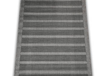 DYWAN SZNURKOWY SIZAL 120X170 CM 938 BLACK/GREY ANTYPOŚLIZGOWY PŁASKOTKANY