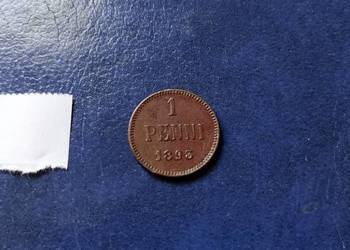 Stare monety 1 penni 1893 Finlandia