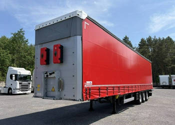 firana Schmitz Cargobull Varios, Oś podnoszona, Dach podnoszony