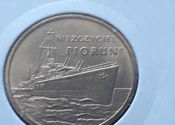 2 zł Niszczyciel Piorun 2012 r.-UNC