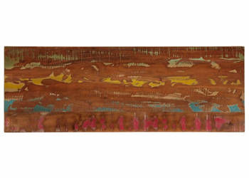 Blat stołu 140x50x38 cm prostokątny lite drewno z odzysku WM-371128