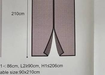 Moskitiera magnetyczna na drzwi