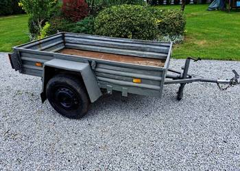 Zarejestrowana Przyczepka Samochodowa Lekka SAM DMC 470kg