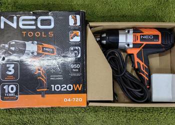 Klucz udarowy sieciowy Neo Tools 1020W 950Nm 04-720 jak nowy pudełko