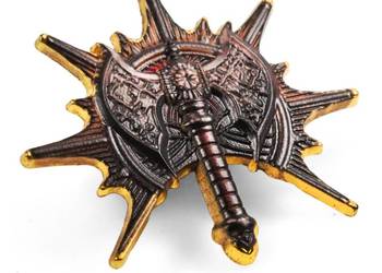 Barbarian Class Badge | 10 cm | Metal | Przypinka | Baldur’s Gate 3