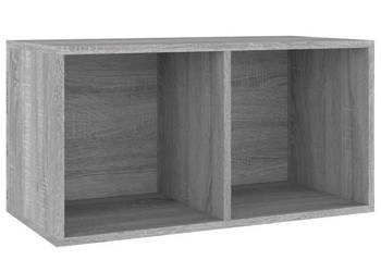 Szafka na płyty winylowe szary dąb sonoma 71x34x36 cm WM-815253