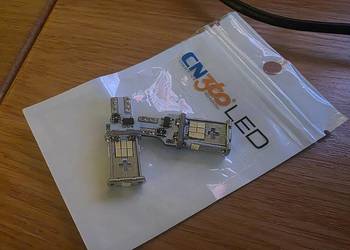 Żarówki LED W16W - bardzo mocne!