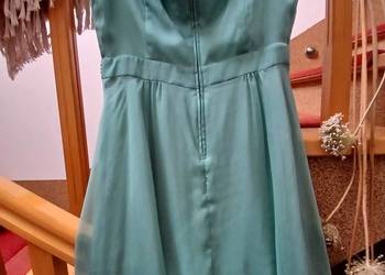 Elegancka zwiewna sukienka miętowa ORSAY 38 40
