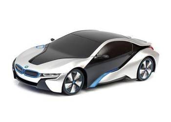 BMW I8 R/C skala 1:24  Rastar 48400 samochód sterowany srebrny