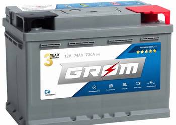 Akumulator GROM Premium 74Ah 720A Tczew, Tel: 532-474-159