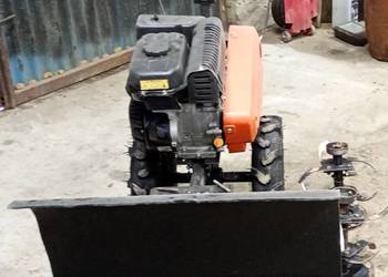 Glebogryzarka z pługiem do śniegu